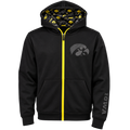 IOWA HAWKEYES YOUTH PERPETUITY FLEECE FULL ZIP