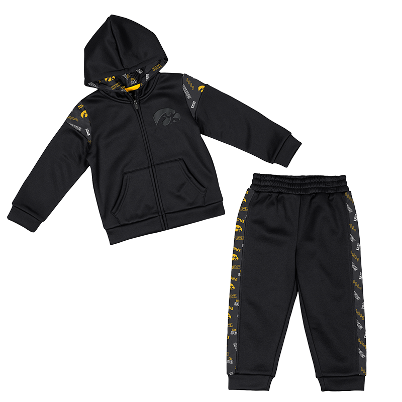 IOWA HAWKEYES PERPETUITY FLEECE SET TODDLER