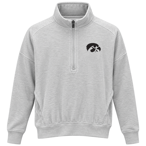 IOWA HAWKEYES Lumon Velour Sweater 1/4 Zip