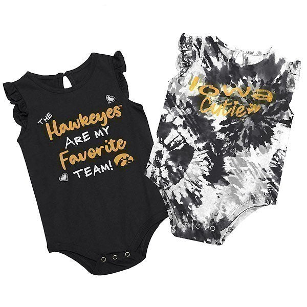 Iowa Hawkeyes Infant 2-Bits Onesies