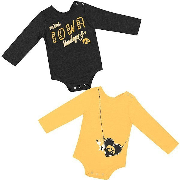 Iowa Hawkeyes Infant Dorays Onesie 2-pack Set