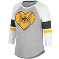 IOWA ANDIE 3/4 RAGLAN TEE WMN