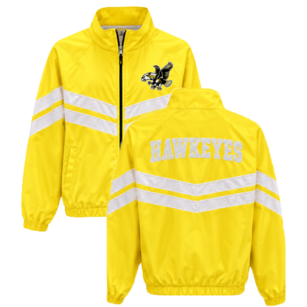 Iowa Hawkeyes Peyton Sateen Full Zip Jacket