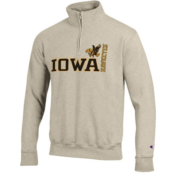 Iowa Hawkeyes Powerblend 1/4 Zip Vintage Fleece