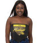 Iowa Hawkeyes Women's Tie Back Bandeau