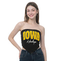 University of Iowa Women's Tie Back Bandaeu Top