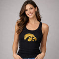 Iowa Hawkeyes Tigerhawk Sequin Ribbed Tank