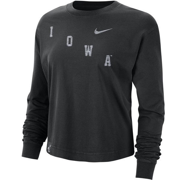 IOWA CTN BOXY VARSITY LS