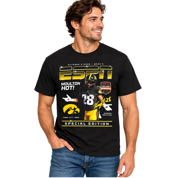 ESPN College GameDay Special Edition Iowa Tee - Kamari Moulton