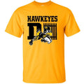 Iowa Hawkeyes Defense Gold Tee