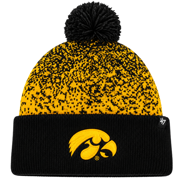 IOWA HAWKEYES FIZZLE CUFF KNIT