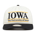 G1995 Twill Bar IOWA Wht/Blk