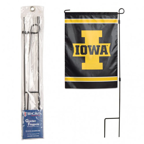Iowa Hawkeyes Garden Flag Pole
