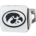 Iowa Hawkeyes Chrome Hitch Cover