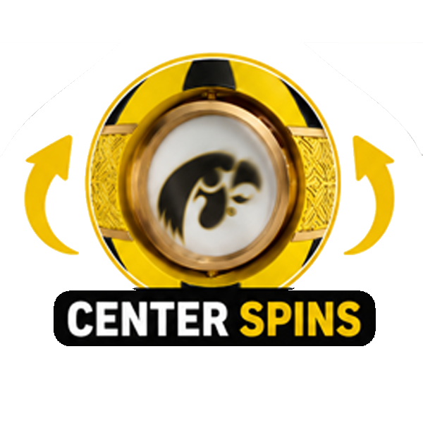 Iowa Hawkeyes 5.5" Spinning Bulb Ornament