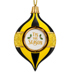 Iowa Hawkeyes 5.5" Spinning Bulb Ornament