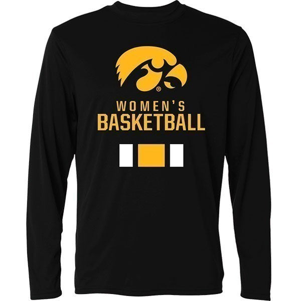 Iowa Hawkeyes Women's Basketball Tee - Long Sleeve