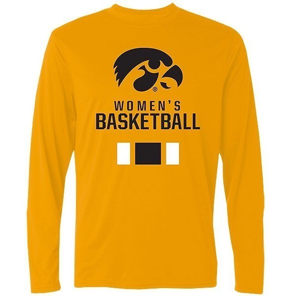 Iowa Hawkeyes Women's Basketball Tee - Long Sleeve