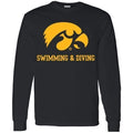 Iowa Hawkeyes Swimming and Diving Long Sleeve Tee