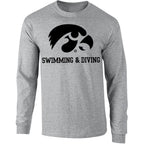 Iowa Hawkeyes Swimming and Diving Long Sleeve Tee