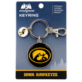 IOWA HAWKEYE KEY CHAIN CHARM