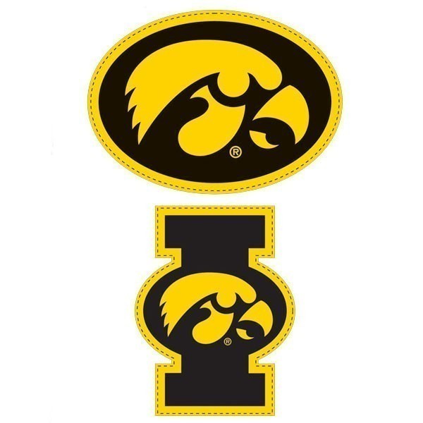 Iowa Hawkeyes 2 Pack Magnets