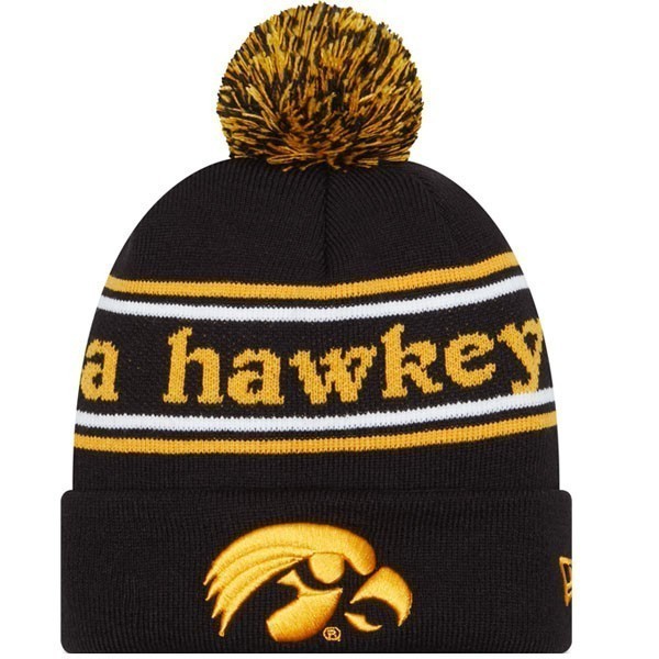 Iowa Hawkeyes Knit Marquee Stocking Hat