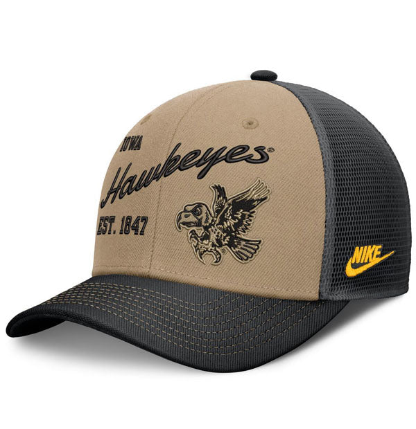 Nike Iowa Hawkeyes Vintage Trucker Hat - S/M