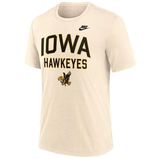 Iowa Hawkeyes Natural Flying Herky Tee