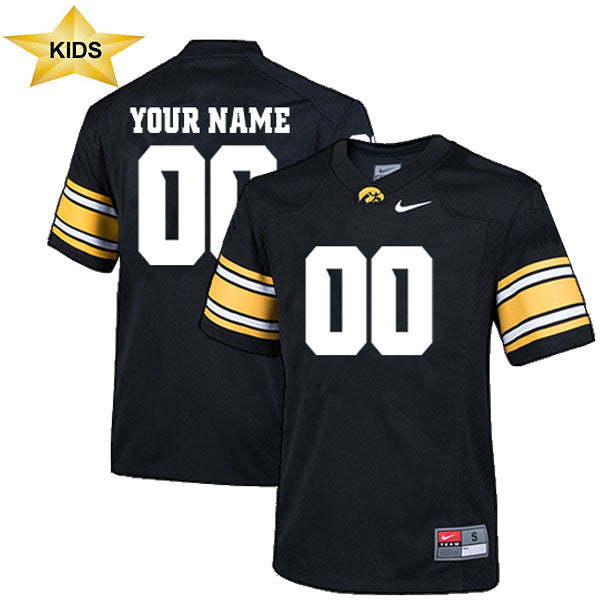 Iowa Hawkeyes Nike Football Kids Custom Jersey