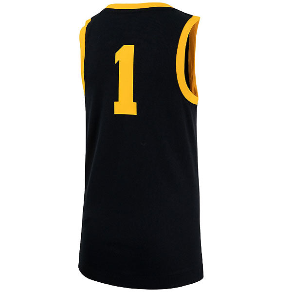 Iowa Hawkeyes Youth Replica Basketball Black Jersey