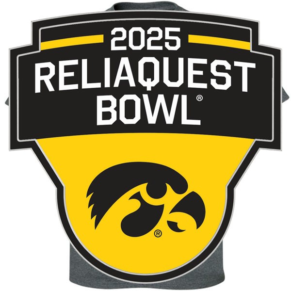 Iowa Hawkeyes 2025 ReliaQuest Bowl Pin