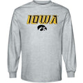 IOWA W HAWK HEAD LS TEE