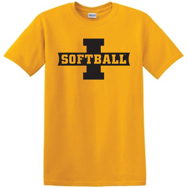 IOWA HAWKEYES SOFTBALL TEE