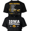 Iowa Hawkeyes 2026 Football Schedule Tee