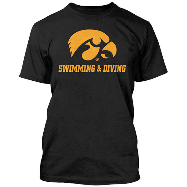 IOWA SWIM & DIVE LOGO SS TEE