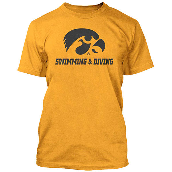 IOWA SWIM & DIVE LOGO SS TEE
