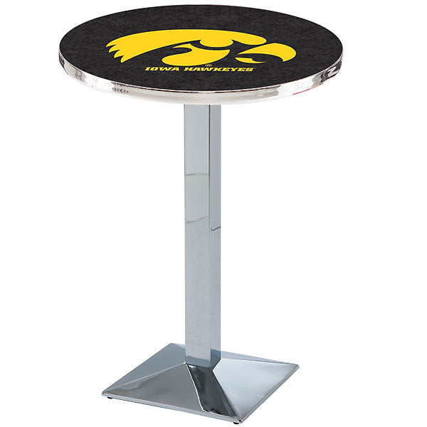 Iowa Hawkeyes Chrome Pub Table