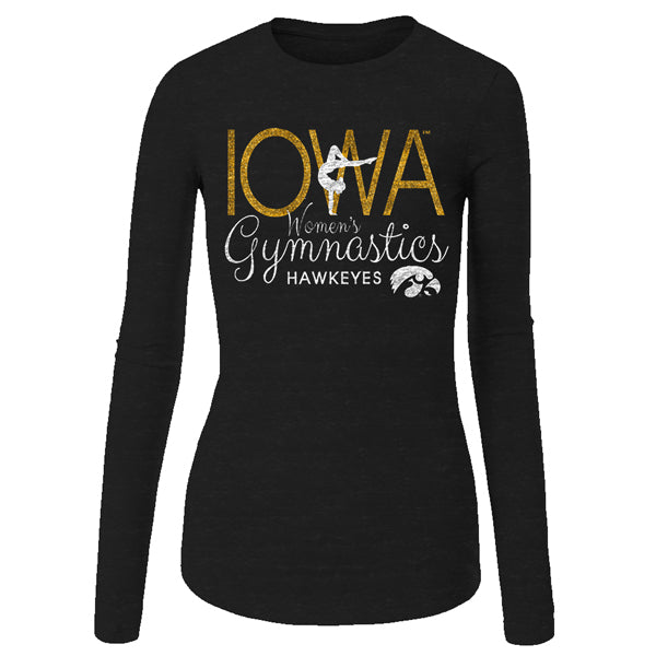 IOWA JR LS GYMNASTICS TEE