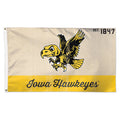 Iowa Hawkeyes Vintage Flying Herky Flag
