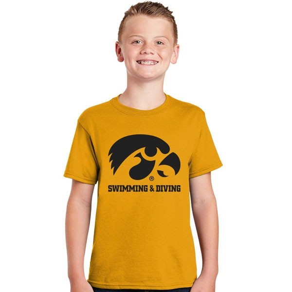 Iowa Hawkeyes Youth Swim & Dive Tee