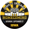 Iowa Hawkeyes 2025 Homecoming Button