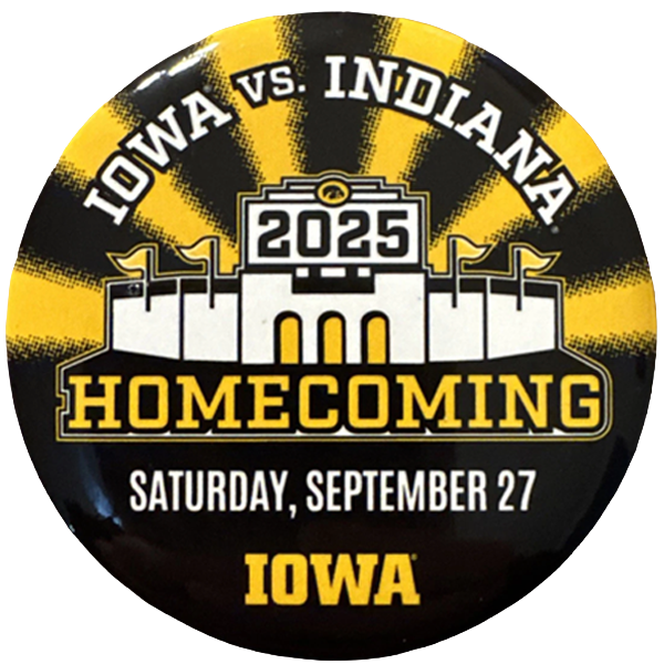 Iowa Hawkeyes 2025 Homecoming Button