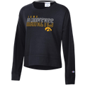 IOWA HAWKEYES Women's Sueded Soft Touch Crew