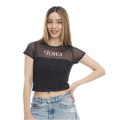 Iowa Hawkeyes Women's Mesh Baby Tee – Black