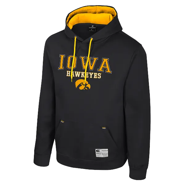 Iowa Hawkeyes Black Charlie Hood