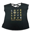Iowa Hawkeyes Girls Ember Cross Back Tee