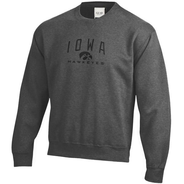 IOWA HAWKEYES BIG COTTON FLEECE SWEATSHIRT