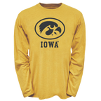 Iowa Hawkeyes Long Sleeve Slub Logo Tee