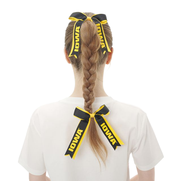 Iowa Hawkeyes Ribbon Tie 2-Pack
